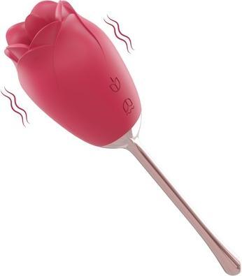 Produktbild S-Hande Succubus Rose Shaped Intimate Massager With 9 Modes Of Licking And Vibration Red