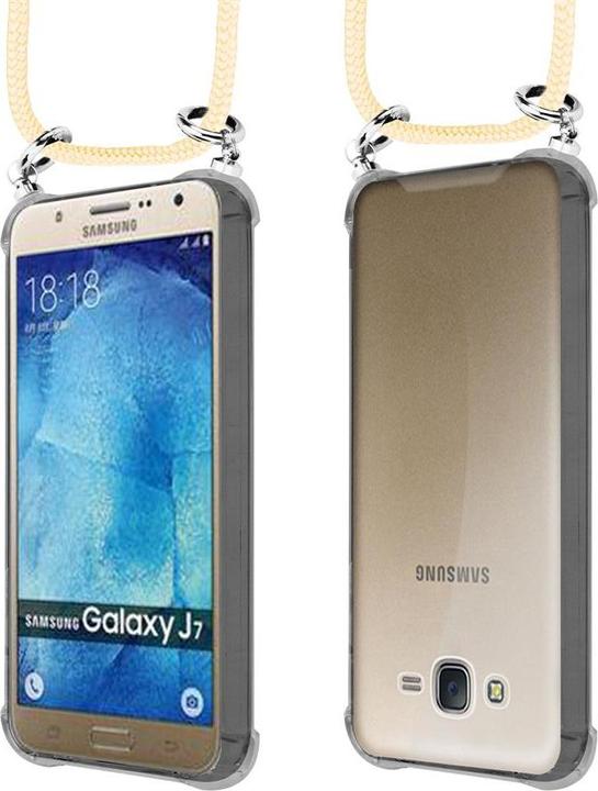 Produktbild Cadorabo TPU Handy Kette SILBER Cover