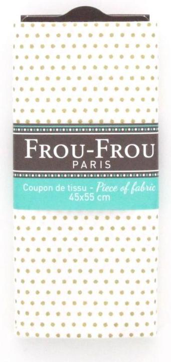 Produktbild Frou-Frou Stoff, Erbse, gold