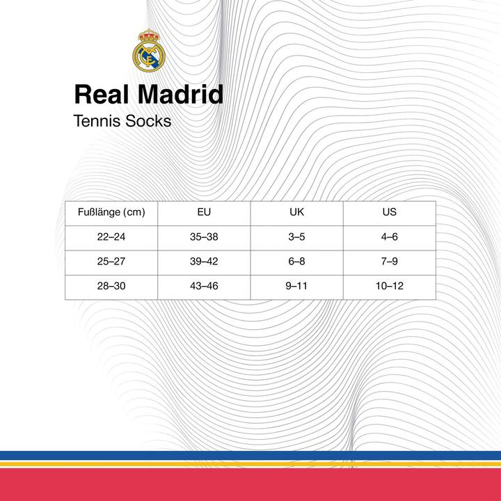 Produktbild Real Madrid CF Socken Sportlich Stretch RM Crew Socks 7-Pack (7er Pack, 35 - 38)