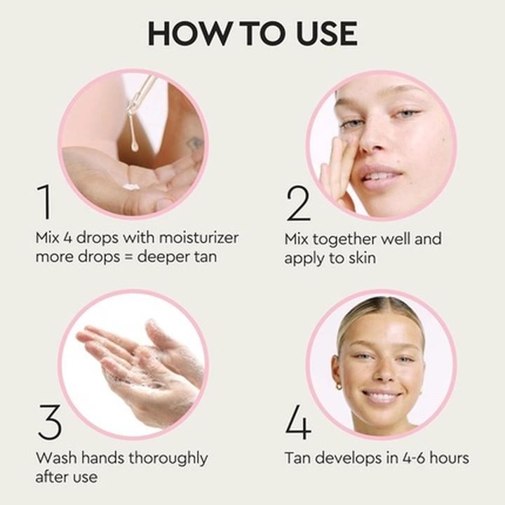 Actual product image Tanologist Self Tan Drops Face + Body Drops (30 ml)