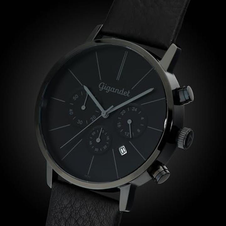 Image du produit Gigandet Chronographe élégant étanche avec affichage 24 heures et date (Chronographe, Montre analogique)