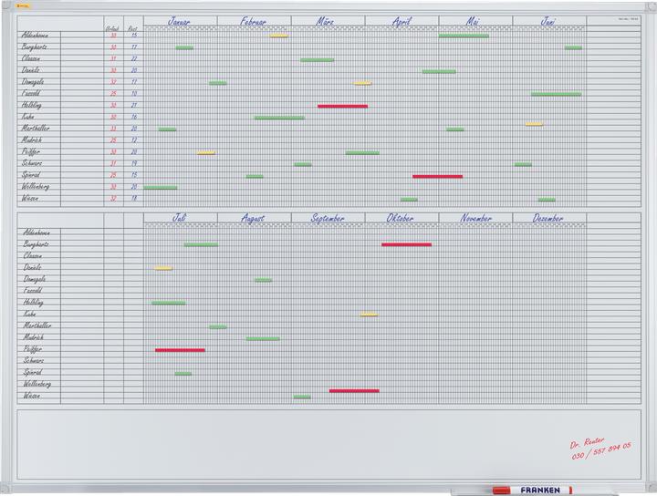 Actual product image Franken Annual Planner X-tra!Line (120 x 90 cm)
