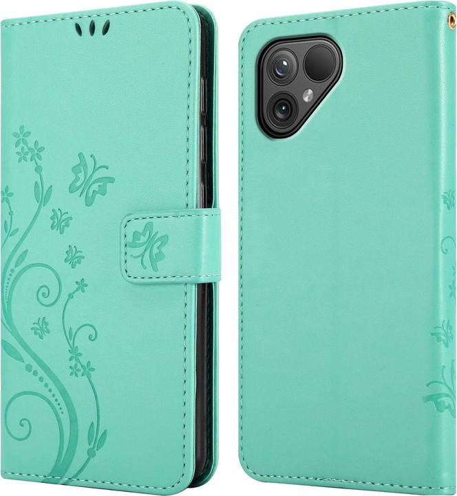 Produktbild Cadorabo Hülle für Fairphone 5 mit Blumen Muster (Fairphone 5)