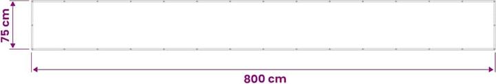 Produktbild vidaXL Balkon Sichtschutz (800 cm)