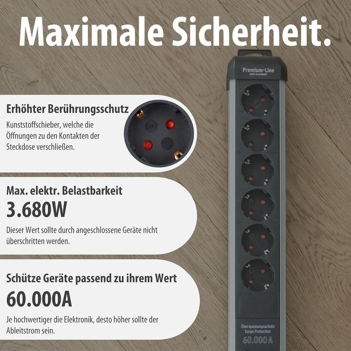 Produktbild Brennenstuhl Premium-Protect-Line (6x, 3 m)