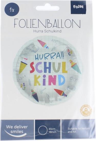 Produktbild Folat Folienballon Schulanfang - 45cm (1 x)