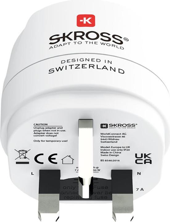 Actual product image Skross Reisesteckeradapter
