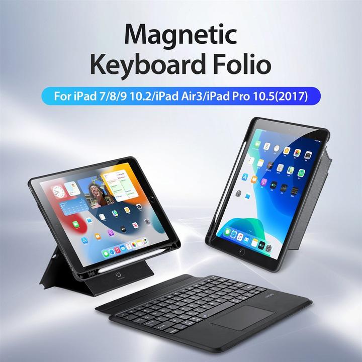 Produktbild Dux Ducis DK Tastatur (CH, iPad Pro 10.5 2017 (1. Gen), iPad 8, iPad Air 2019 (3. Gen), IPad 9, iPad 7)