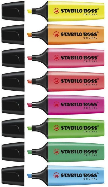 Produktbild STABILO Boss Original (Assortiert, 5 mm, 8 x)