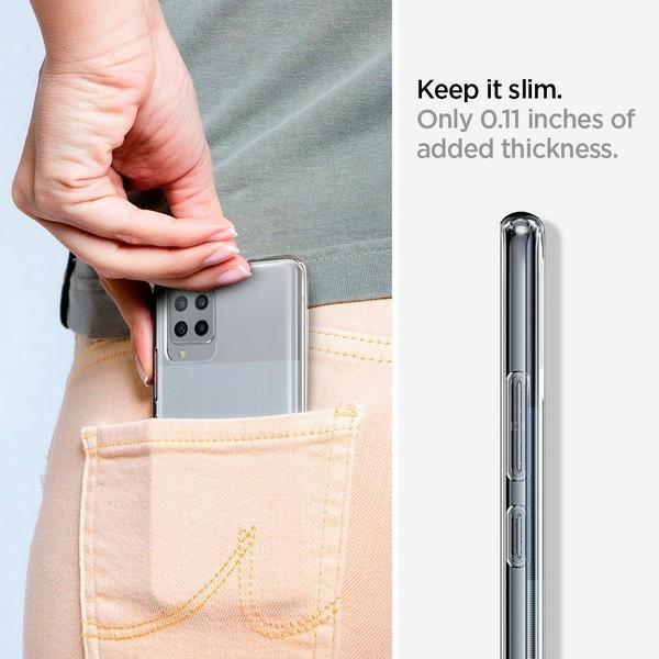 Actual product image Spigen ACS02114 - Cover - Samsung - Galaxy A42 5G - 16.8 cm (6.6 inches) - Transparent (Samsung Galaxy A42 5G)