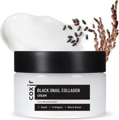 Immagine prodotto Coxir Black Snail Collagen Cream 30ml with Snail Mucin and Collagen (30 ml, Tonico per il viso)