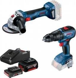 Bosch Professional Rinkinys 18V GSB 18V-50 + GWS 180-LI (Schlagbohrschrauber)
