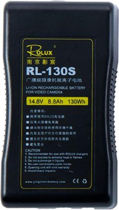 Actual product image Rolux V-Mount Battery RL-130S 130Wh 14.8V 8800mAh (1 pcs., Rechargeable battery)
