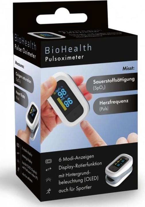 Immagine prodotto Bio Health Pulsoximeter mit Perfusions-Index (PI)