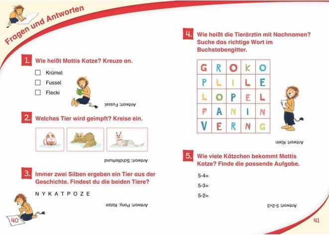 Produktbild Leselöwen 1. Klasse - Ein Tag in der Tierarzt-Praxis (Deutsch, Ann-Katrin Heger, 2018)