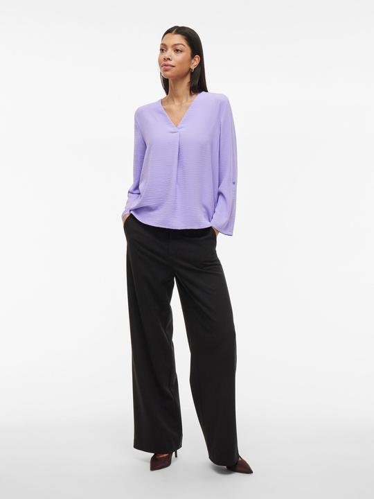 Actual product image Vila VIJOSA V-Ausschnitt Oberteil mit 3/4-Ärmeln (36)