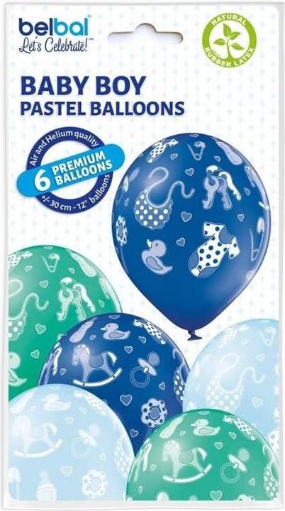 Produktbild Belbal Baby Boy Ballon (6x)