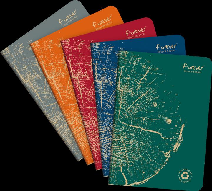 Image du produit Calligaphe Carnet piqué FOREVER PREMIUM 100% recyclé A5 96 pages petits carreaux papier recyclé blanc 90 g - As (A5, Quadrillé)