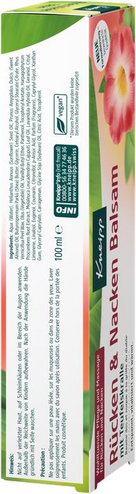 Image du produit Kneipp Rücken und Nacken Balsam (100 ml)