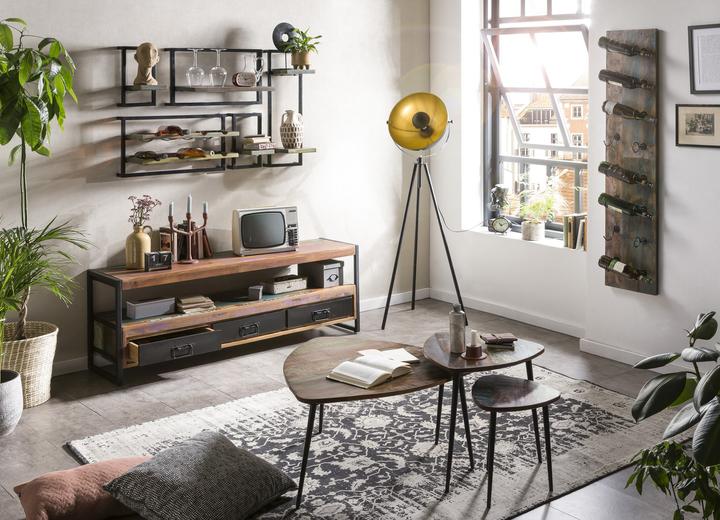 Actual product image SIT Möbel Wall wine rack Riverboat (33 x 148 x 16 cm, 8 bottles)