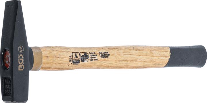 Produktbild BGS Schlosserhammer Holz-Stiel DIN 1041 200 g (200 g)