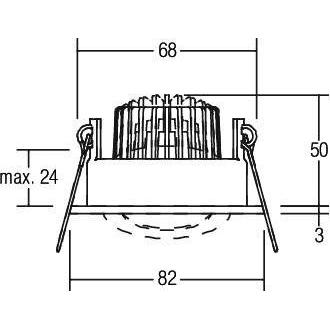 Thumbnail - Brumberg, Wandleuchte + Deckenleuchte, LED-Einbaustrahler (650 lm)
