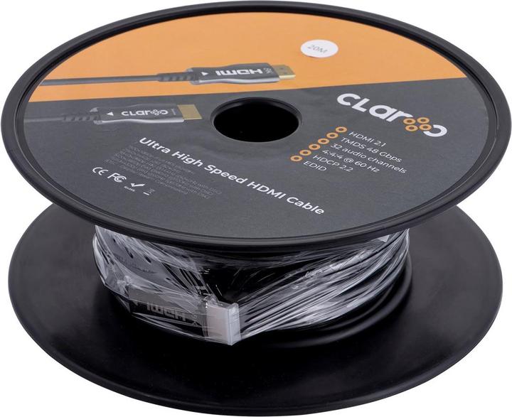 Image du produit Claro CLAROC CÂBLE HDMI ŚWIATŁOWODOWY AOC 2.1 8K 20M (20 m)
