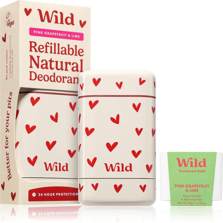 Actual product image Wild Grapefruit & Lime Heart Case Deodorant Stick (Stick)
