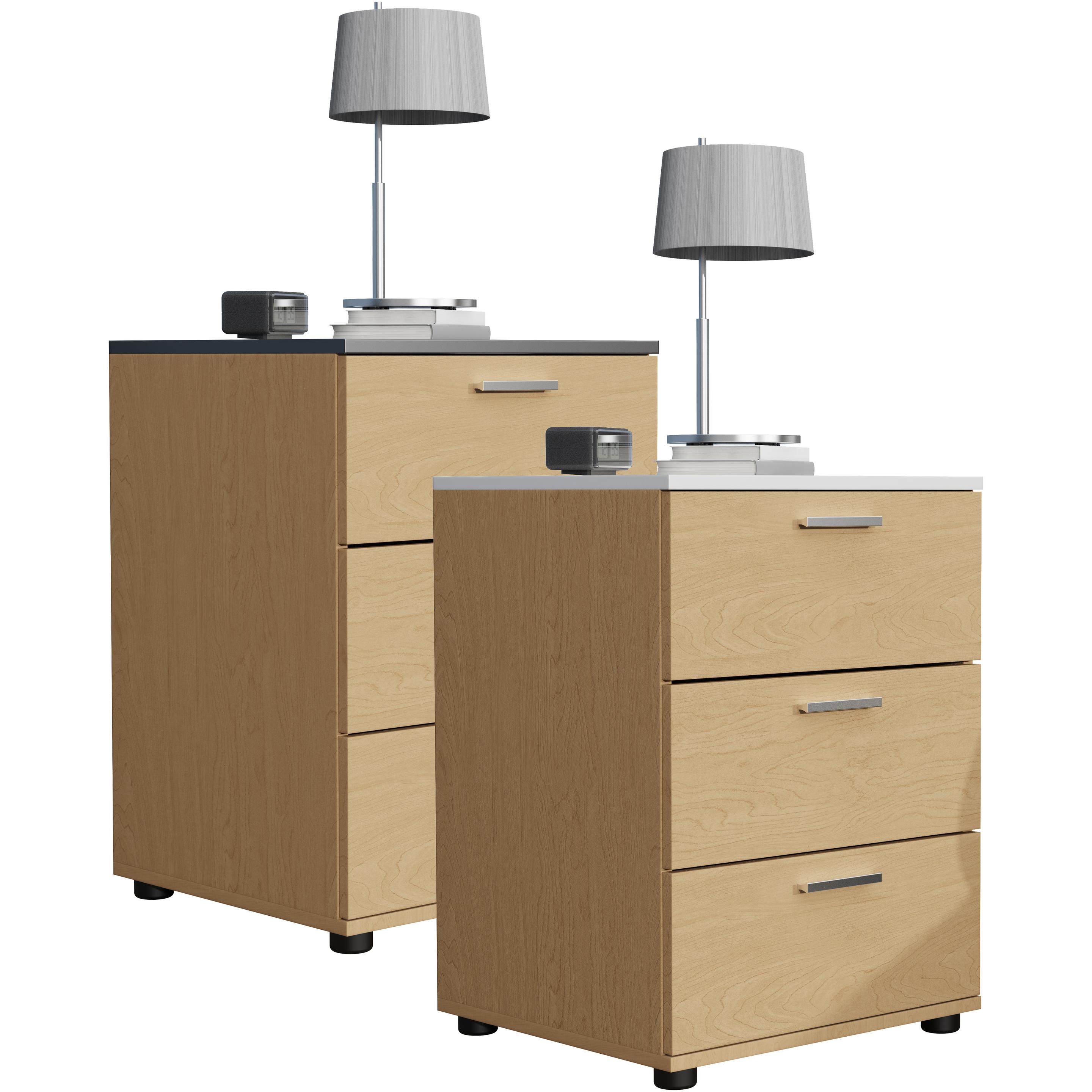 VCM, Nachttisch, Holz Nachttisch Schublade Testalo