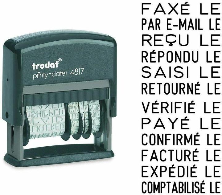 Image du produit Trodat Tampons encreurs de mots et de dates