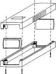 Actual product image HP Autozubehör HOUSING - PLASTIC INJECTION COASTING - DARK GREY - 150 x 80 x 60 mm (Housing)