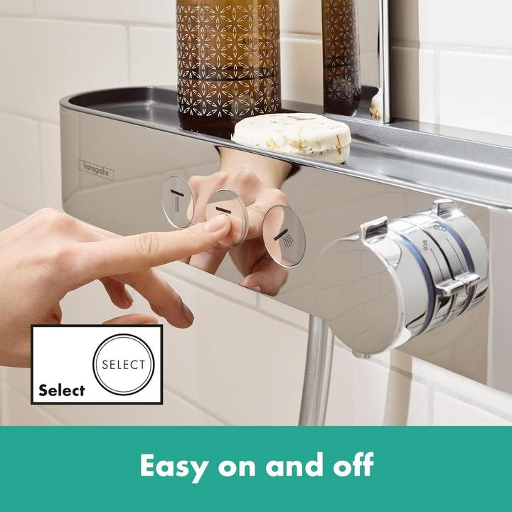 Produktbild hansgrohe Showerpipe 260 2jet mit ShowerTablet Select 400 : Farbe - Chrom