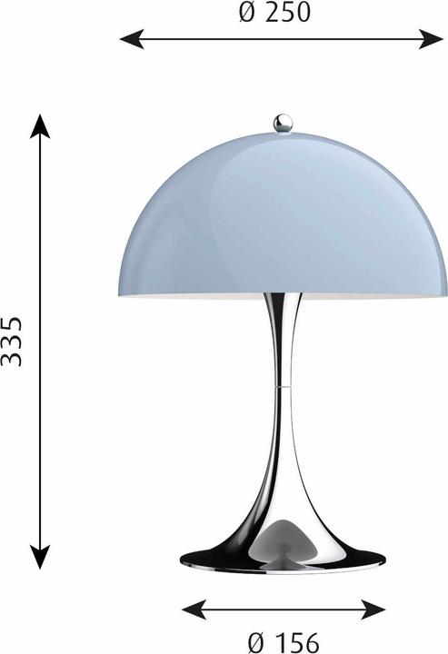 Actual product image Louis Poulsen Panthella mini (460 lm)