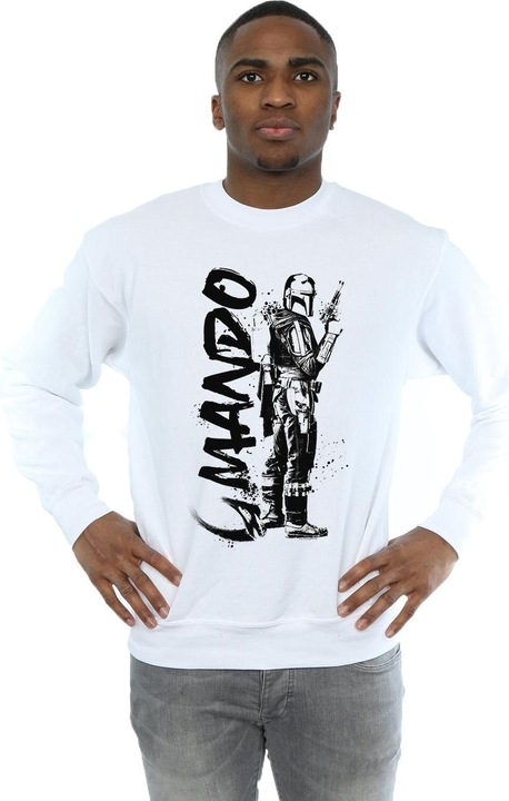 Immagine prodotto Star Wars The Mandalorian Splat Mando Felpa Uomo (5XL)