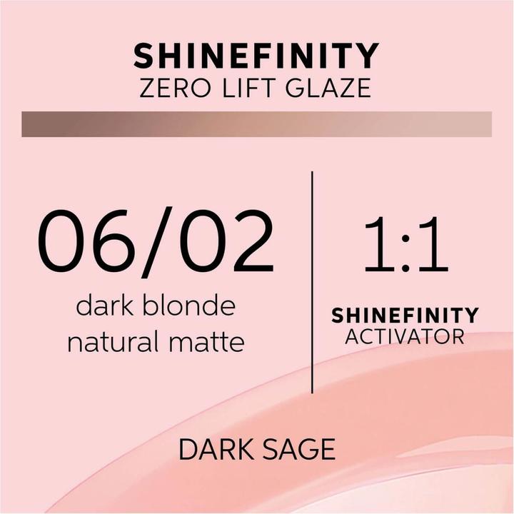 Productafbeelding Wella Shinefinity - Natural 06/02 Dark Sage (06, 02 - Donkere Salie)