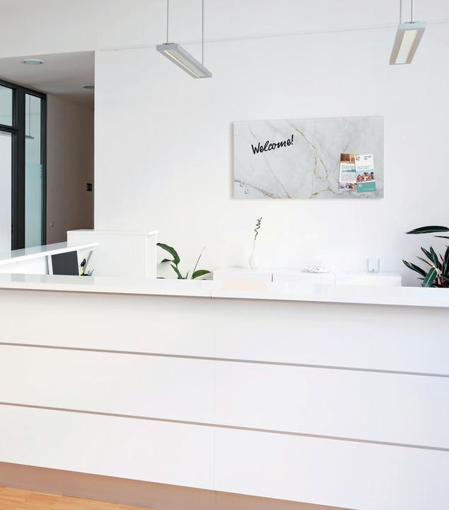 Actual product image Sigel Glass Magnet Board Artverum with Design (Magnet board, 91 x 46 cm)