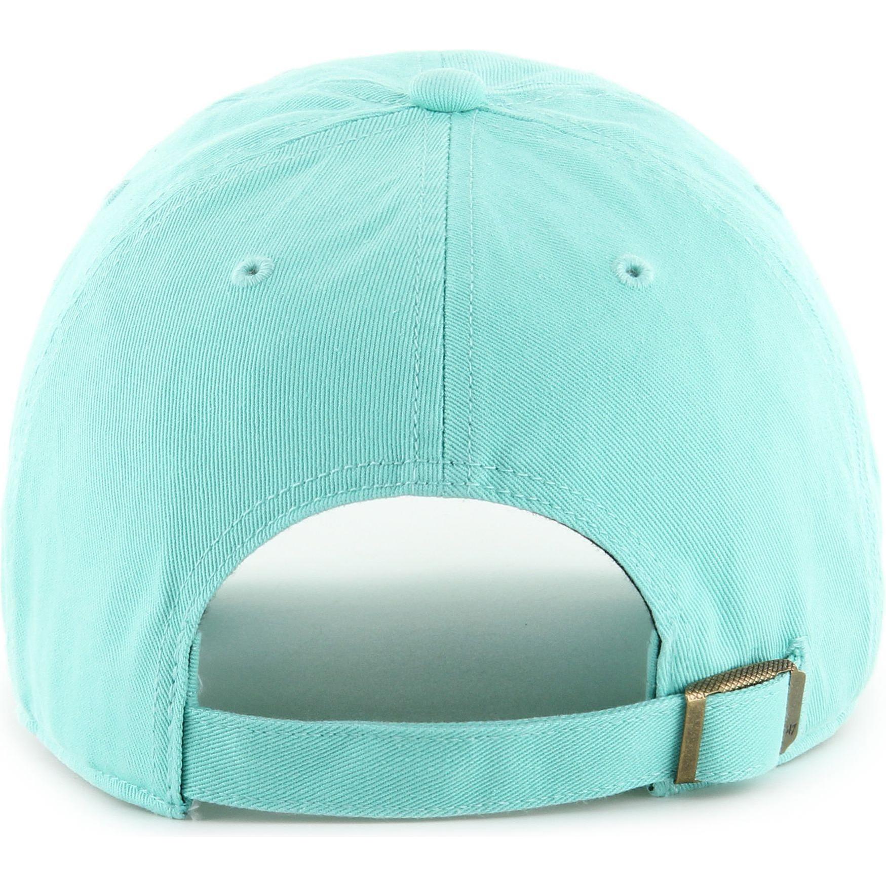 Thumbnail - 47 Brand, Herren, Cap, Strapback Cap - CLEAN UP Los Angeles Dodgers türkis, Türkis, (One Size)