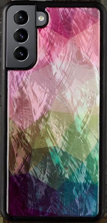 Actual product image Ikins case for Samsung Galaxy S21+ water flower juodas (Samsung Galaxy S21+)