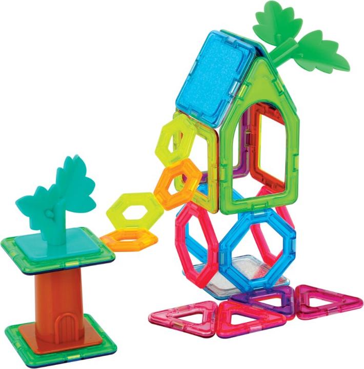 Produktbild Magformers Funkelnde Garten-Magnetblöcke mit 27 Elementen