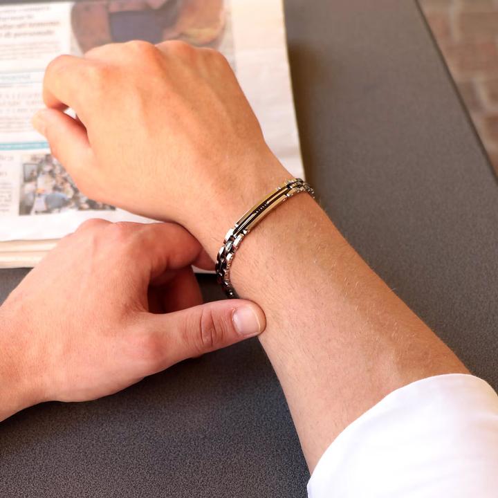 Produktbild Morellato Motown Br. +Black (21 cm, Edelstahl)