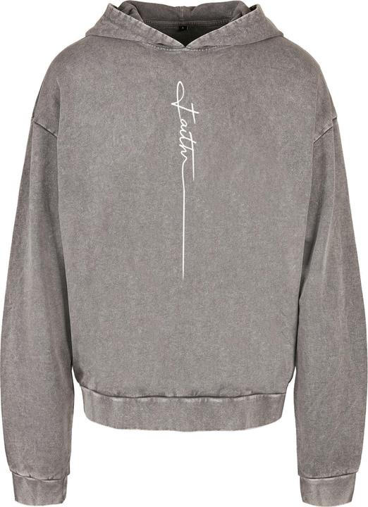 Produktbild Merchcode Faith Acid Washed Oversized Hoodie - 176403 (M)
