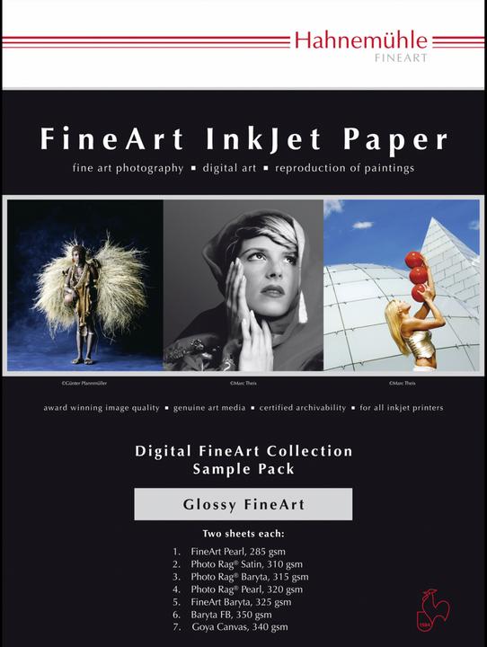 Actual product image Hahnemühle Digital FineArt A 4 Testpack glossy papers (350 g/m², A4, 16 x)