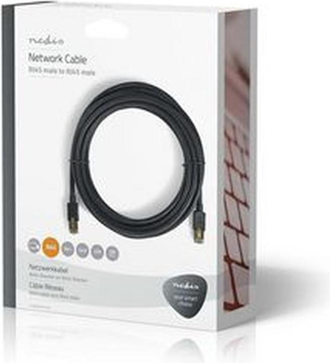 Actual product image Nedis Cat 6 cable- RJ45 8P8C male-- F/UTP- 20.0 m- round- (F/UTP, CAT6, 20 m)