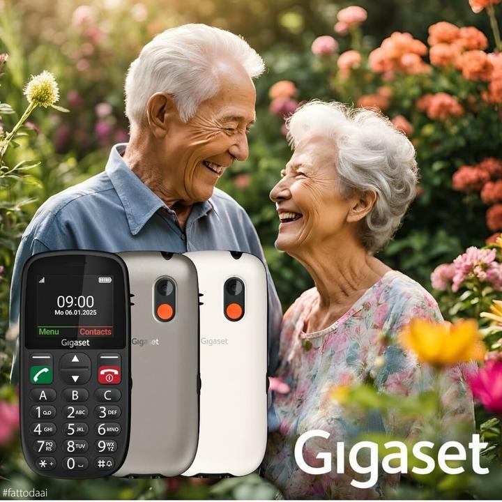 Actual product image Gigaset GL395 silver (2.20", 0.30 Mpx, 2G)