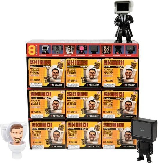 Image du produit Cobi Skibidi Toilet - Display mit 9 Figuren