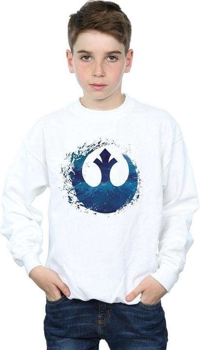 Produktbild Star Wars The Rise Of Skywalker Resistance Symbol Wave Sweatshirt Jungen (152, 158)