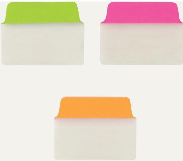 Produktbild Avery Zweckform Haftstreifen UltraTabs Neon, 50,8 x 38 mm beschreibbare Taben, aus Polyester, papierbesch