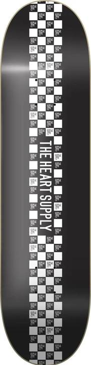Actual product image Heart Supply Skateboard Deck Only Check Stripe 8.25 2023 (8.25")