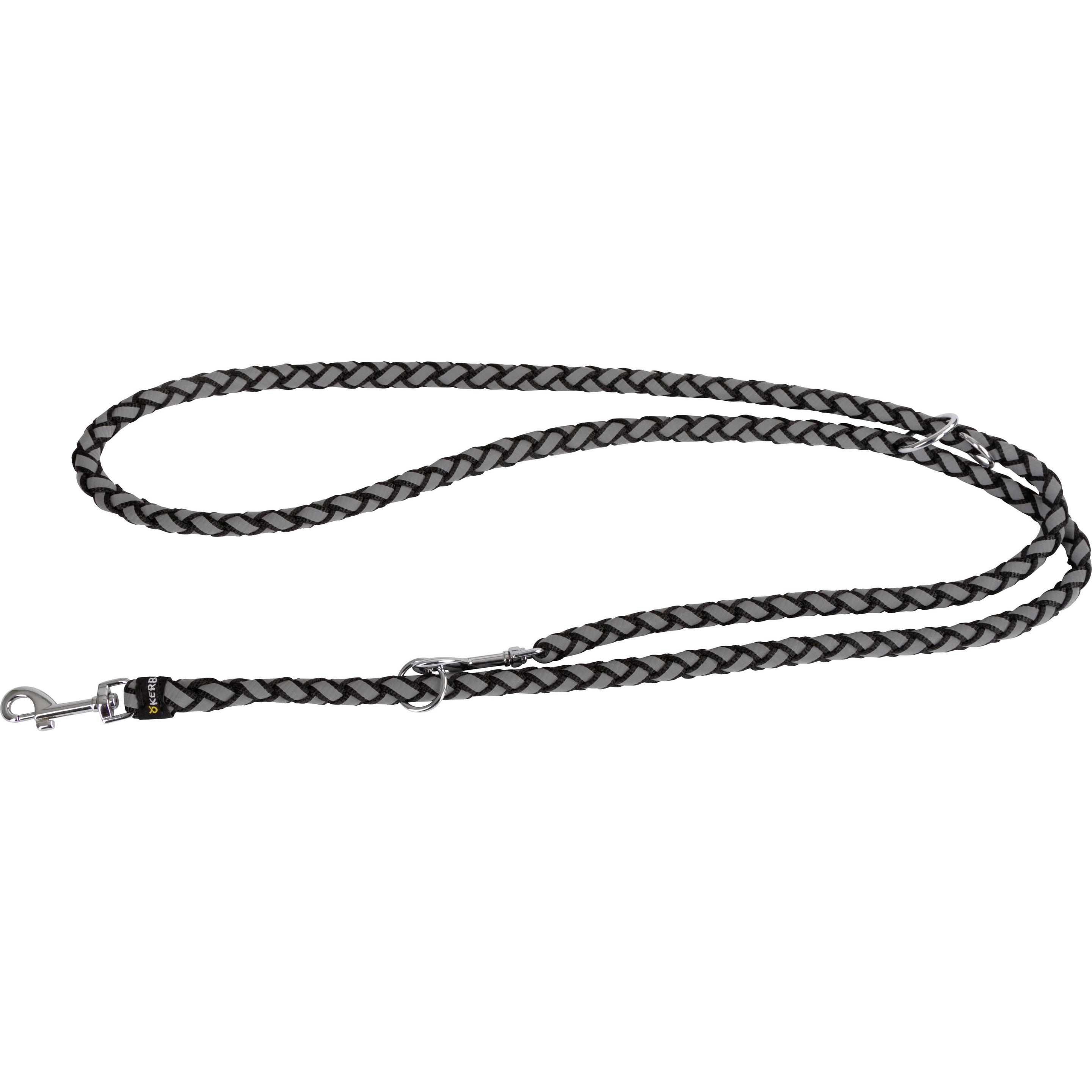 Kerbl Maxi Safe Führleine, 200cm x 12mm, schwarz (Hund, Hundesport), Halsband + Leine